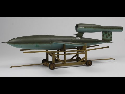 Tamiya V1 Fieseler Fi103 Rocket Model Kit 1/48, Build Video