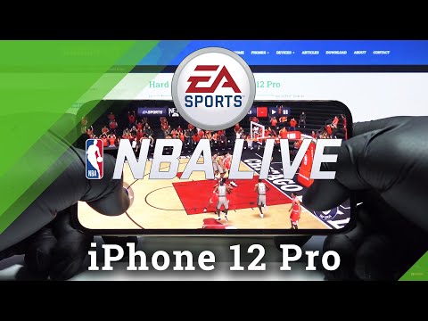 NBA Live Game Test in iPhone 12 Pro - Gameplay