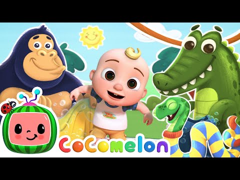 Down in the Jungle | Dance Party | CoComelon Nursery Rhymes & Kids Songs