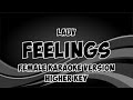 Lauv - Feelings (Female Karaoke Version With Lyrics)