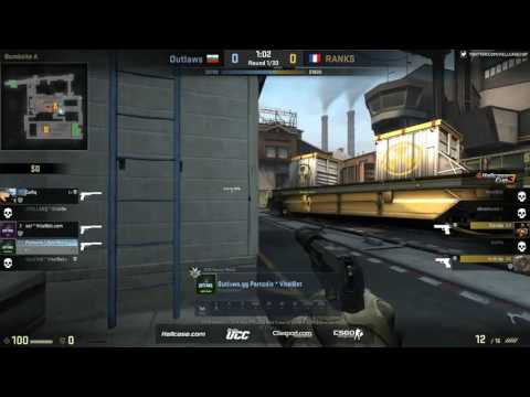 Outlaws.GG CeRq - 3 USP-S kills bombsite A on Train #CSGO #Stream #HLTV #eSports
