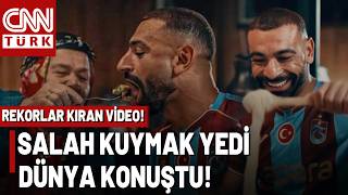 Trabzon Evine Konuk Oldu, Kuymak Yedi! Trabzonspor'un Salah Videosu İz