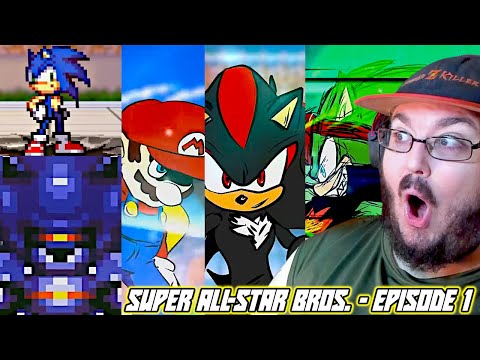 Super All-Star Bros. - Episode 1 (Coalescing Realities) SONIC & MARIO ANIMATION REACTION!!!