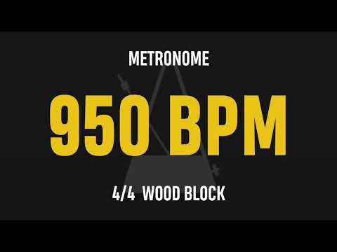 950 BPM 4/4 - Best Metronome (Sound : Wood block)