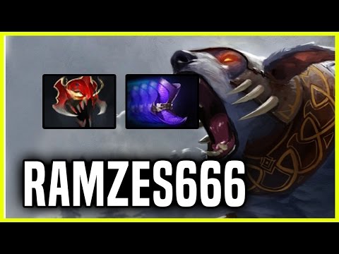Dota 2 Ramzes666 plays Ursa - MoM and Phase Boot combination