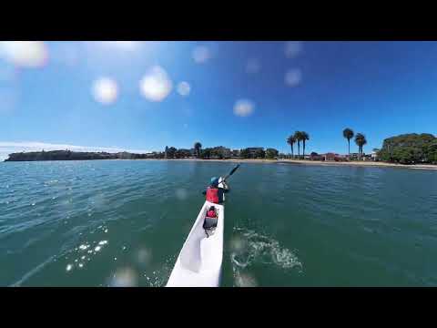 Fennix Flying Fish surfski solo paddle