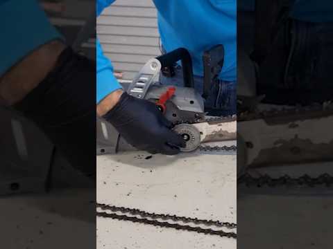 How to Change an Oregon CS1500 Electric Chainsaw Chain & Sharpener quick & Easy! #SHORTS