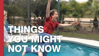 How To Fall Into A Swimming Pool