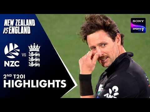 NZ vs ENG | 2nd T20I | Highlights | England Tour Of New Zealand 2025