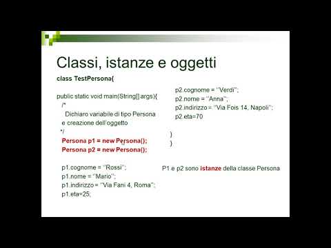 Classi e Istanze