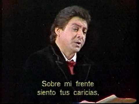 FRANCISCO ARAIZA (4/4) in Werther: Pourquoi me réveiller? Jules Massenet. (Madrid 1989)