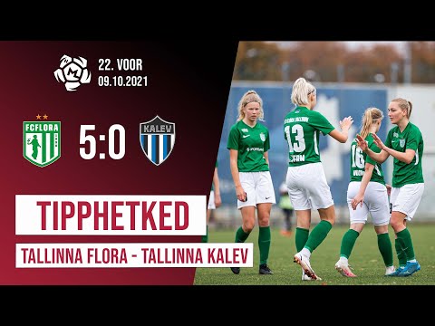 NML 22. voor: Tallinna FC Flora - JK Tallinna Kalev 5:0 (09.10.2021)