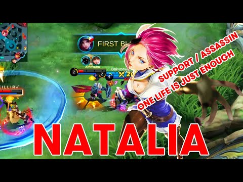 SUPPORT ASSASSIN | NON STOP ROAMING | MLBB NATALIA GAMEPLATE | BAKUNAWAYT