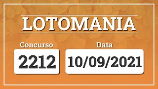 Capa de LOTOMANIA 2212