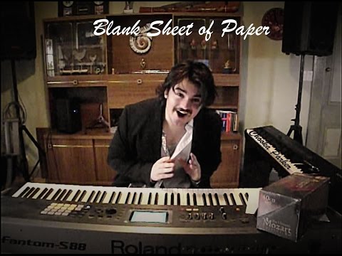 Blank Sheet of Paper by Chooka Parker (written in a minute)