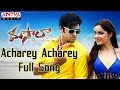 Acharey Acharey Full Song Masala Telugu Movie Venkatesh Ram Anjali Shazahn Padamsee