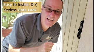 Easy DIY Mechanical Keyless Gate Lock Installation