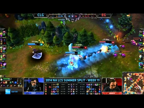 CLG vs EG Highlights - 2014 NA LCS W11D2