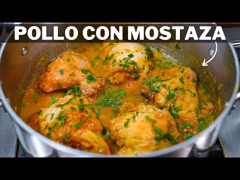 Pollo en salsa de mostaza y miel, recetas facil y economico | Abelca