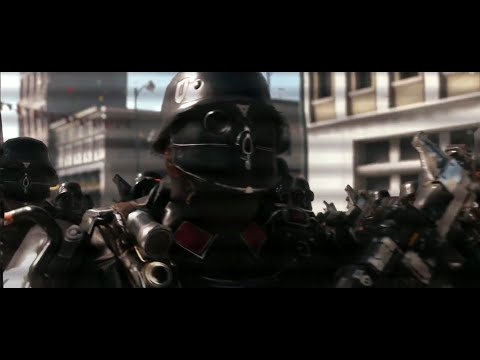 60 FPS UPSCALE Wolfenstein II The New Colossus SS march