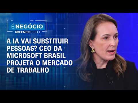 Microsoft: IA pode eliminar profissões, mas criar novas oportunidades, diz CEO | É NEGÓCIO