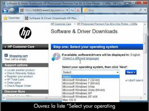 comment installer imprimante hp