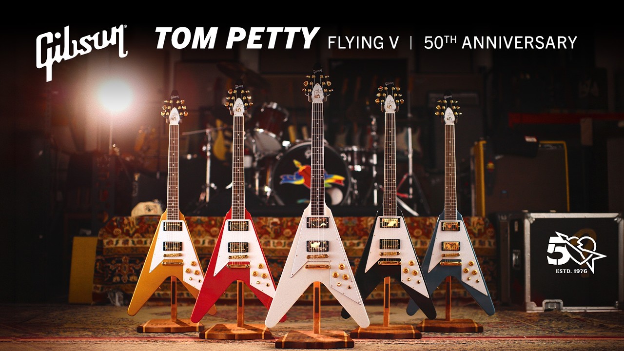 Introducing the Gibson Tom Petty Flying V 50th Anniversary - YouTube