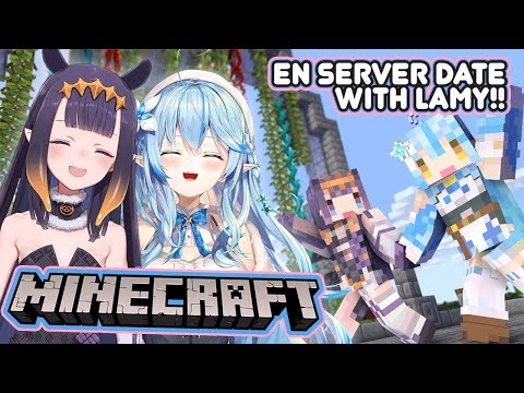 Ninomae Ina'nis Ch. hololive-EN - 【Minecraft】 EN Server Date with Lamy~! ♥