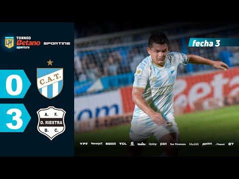 ATLÉTICO TUCUMÁN 0 - 3 DEPORTIVO RIESTRA I Resumen del partido | #TorneoBetano Apertura 2025