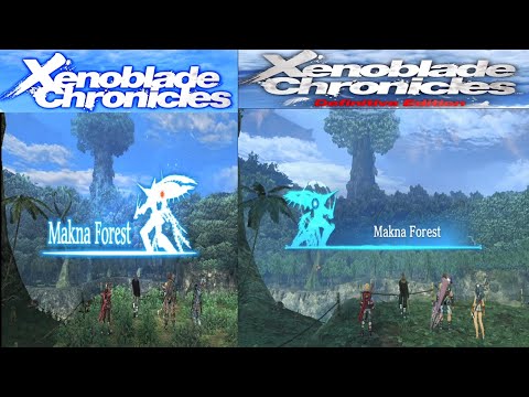 Xenoblade Chronicles: Original vs. Definitive Edition Comparison - Makna Forest