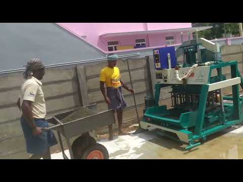 860 Triple Vibrator Concrete Block Machine Coimbatore