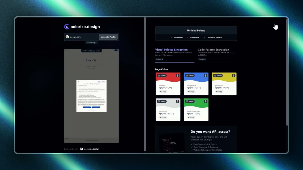 colorize.design video preview