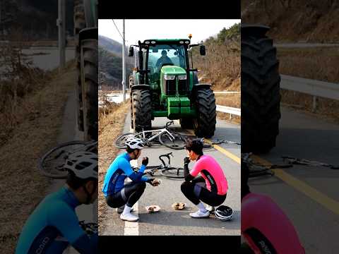 길막하던 라이더들에게 자전거 좀 치워 달랬더니...