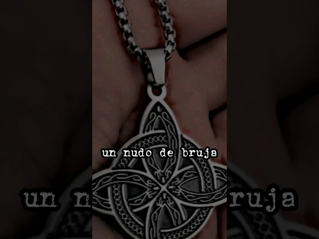 Vídeo relacionado con Ekonat-Nudo de bruja - amuletos de la suerte y proteccion- colgantes nudo de bruja - collar protección - amuleto protector- tamaño 28 mm - Mujer y hombre - Incluye Cordón Marrón con cierres