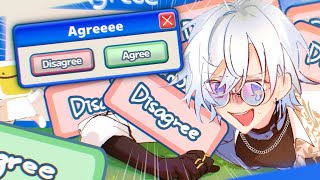 【AGREEEE】 i am NOT reading all that ☝️↔️ 【NIJISANJI EN | Kaelix Debonair】