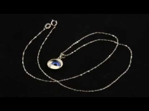 TELEIOS LUXE 18K GOLD EYE NECKLACE - TL0000006