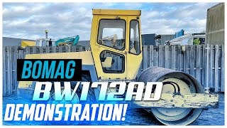 Bomag roller BW172AD demonstration