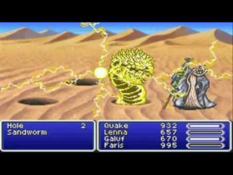 Let's Play Final Fantasy V Part 23: Desert of the Shifting Sands