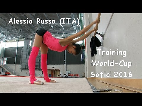 Alessia Russo (ITA) Training World Cup Sofia 2016