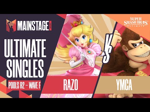 Razo vs YMCA - SSBU Singles: Pools R2 Wave F - Mainstage 2021 | Peach vs Donkey Kong