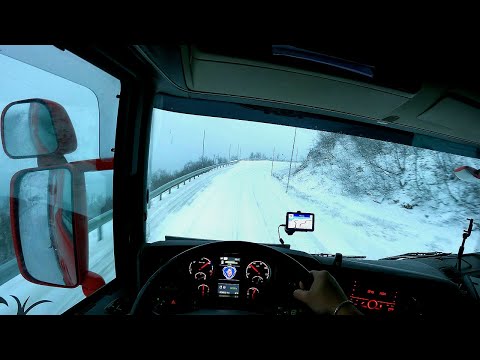 POV Driving Scania R440 - Norway winter mod for ETS2