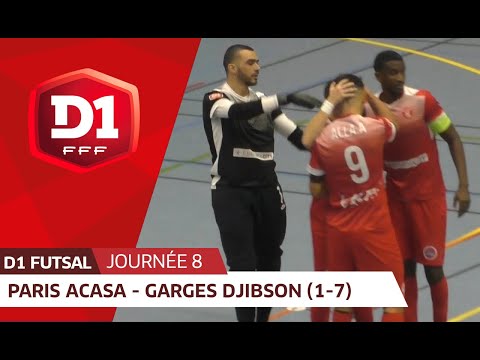 J8 : Paris ACASA - Garges Djibson Futsal (1-7)