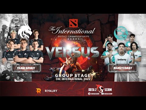 Team Spirit vs beastcoast - The International 2022: Group Stage - Game Highlights - BO2