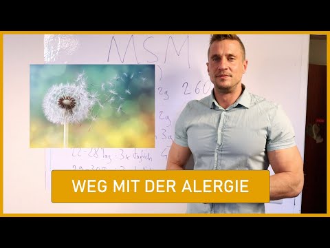 POLLENALERGIE LOSWERDEN MIT MSM | GARANTIERT!