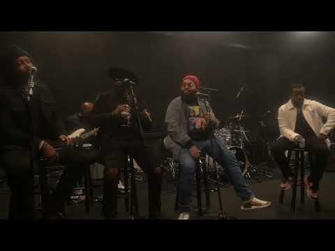 The Ton3s & Anthony Hamilton enjoying the wrapping of Rehearsal!!