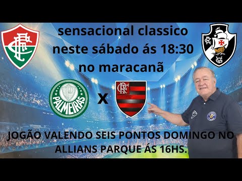 TUDO SOBRE O SENSACIONAL CLÁSSICO DE AMANHÃ NO MARACA, FLU X VASCO 