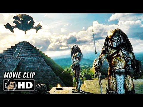 Ancient Pyramid Battle Scene | AVP: ALIEN VS. PREDATOR (2004) Movie CLIP HD