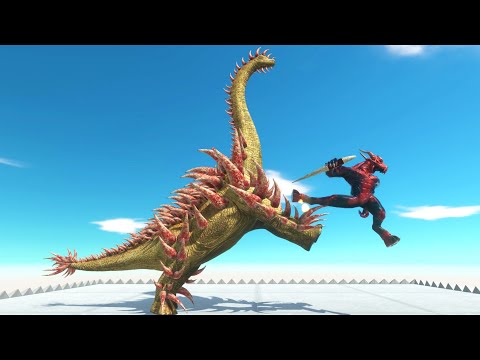 Mutant Brachio Gene - 01(MBG-01) Powerful legs - New Update Animal Revolt Battle Simulator