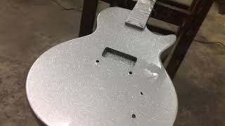 Video thumbnail for Gibson Les Paul Junior Refinish - Silver Sparkle Part 1 by Georgius Mifsud
