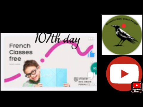 French Class 107th day